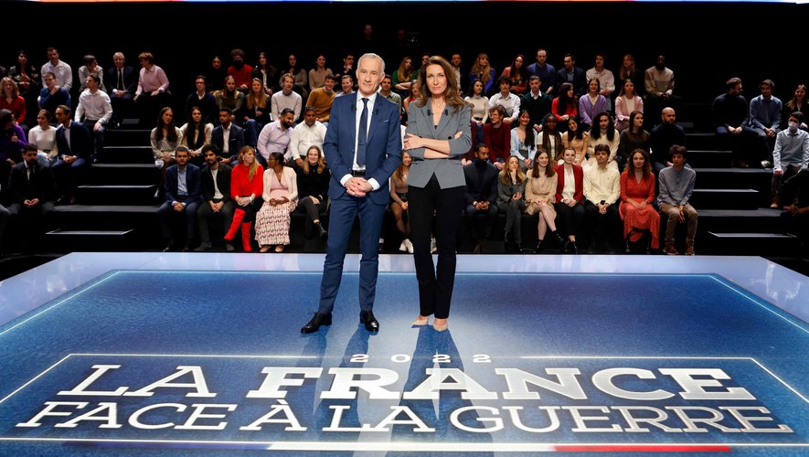 Audiences TV Prime du lundi 14 mars 2022 : « La France face à la guerre
